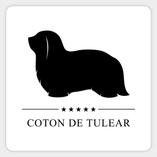 Coton de Tulear Black Silhouette Sticker